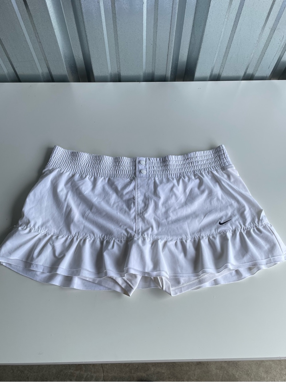 Y2K Nike White Tennis Skort Built In Shorts Size XL